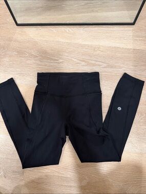 lululemon athletica Kids Black High-Rise Performance Leggings